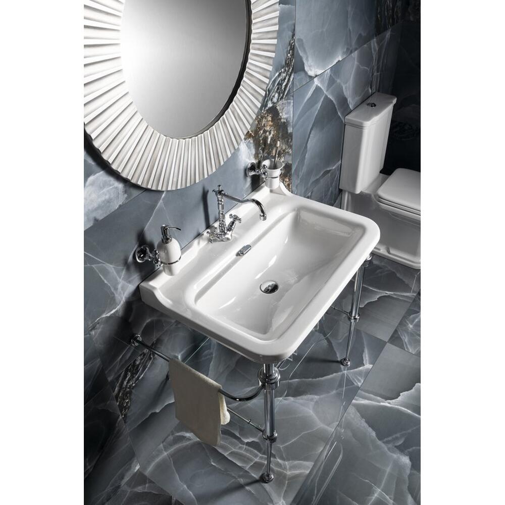 WALDORF Keramik-Waschtisch 80x55cm, weiß