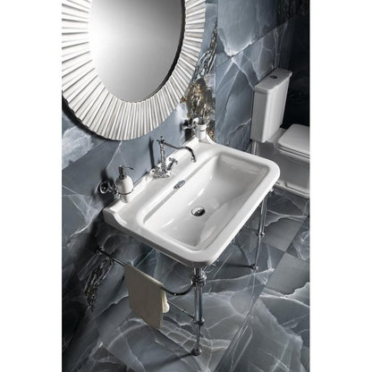 WALDORF Keramik-Waschtisch 80x55cm, weiß