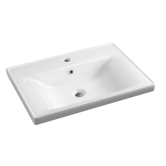 SAVA 65 Keramik-Waschtisch 65x46cm, weiss