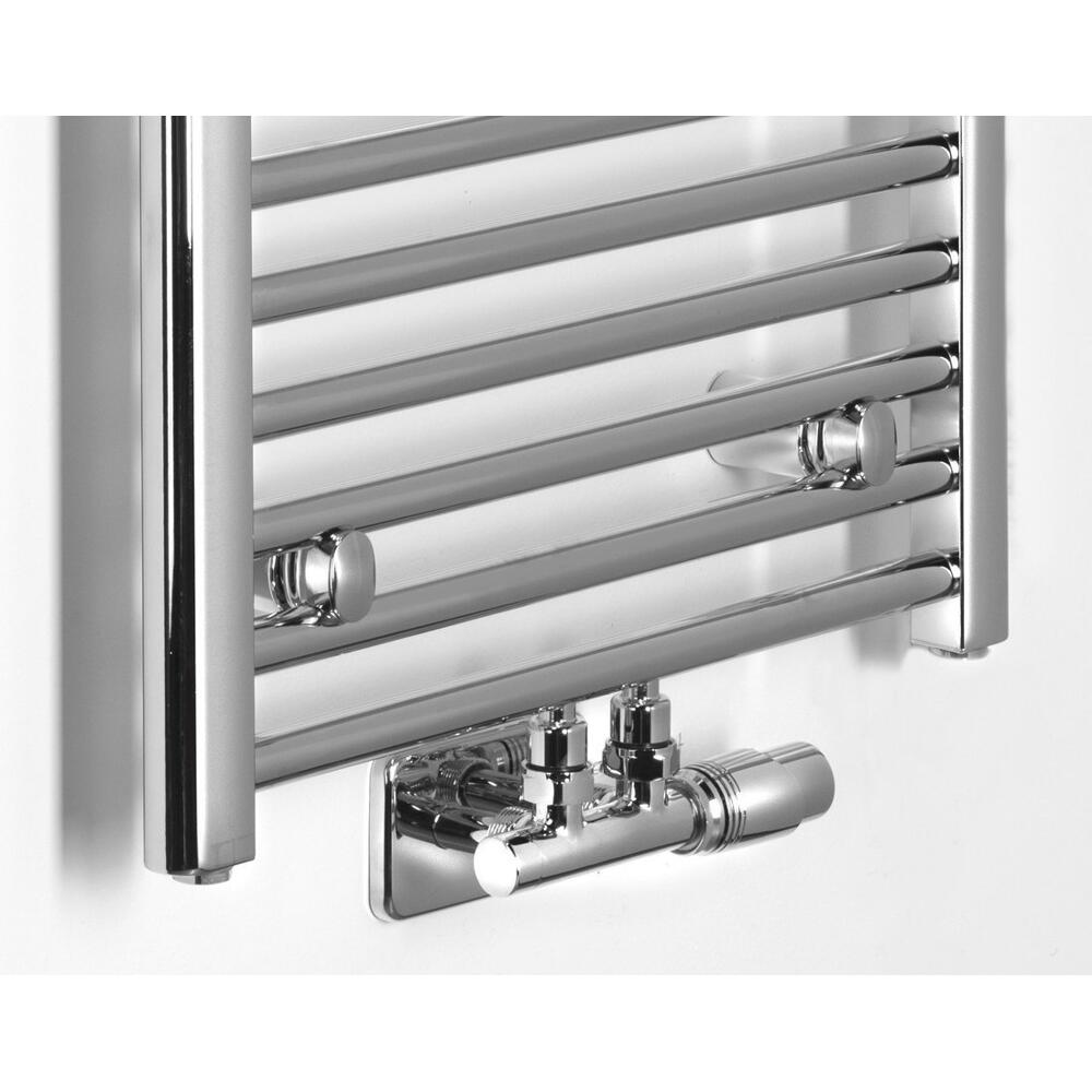 ALYA Badheizkörper gerade 400x1188mm, 300W, Mittelanschluss, Chrom