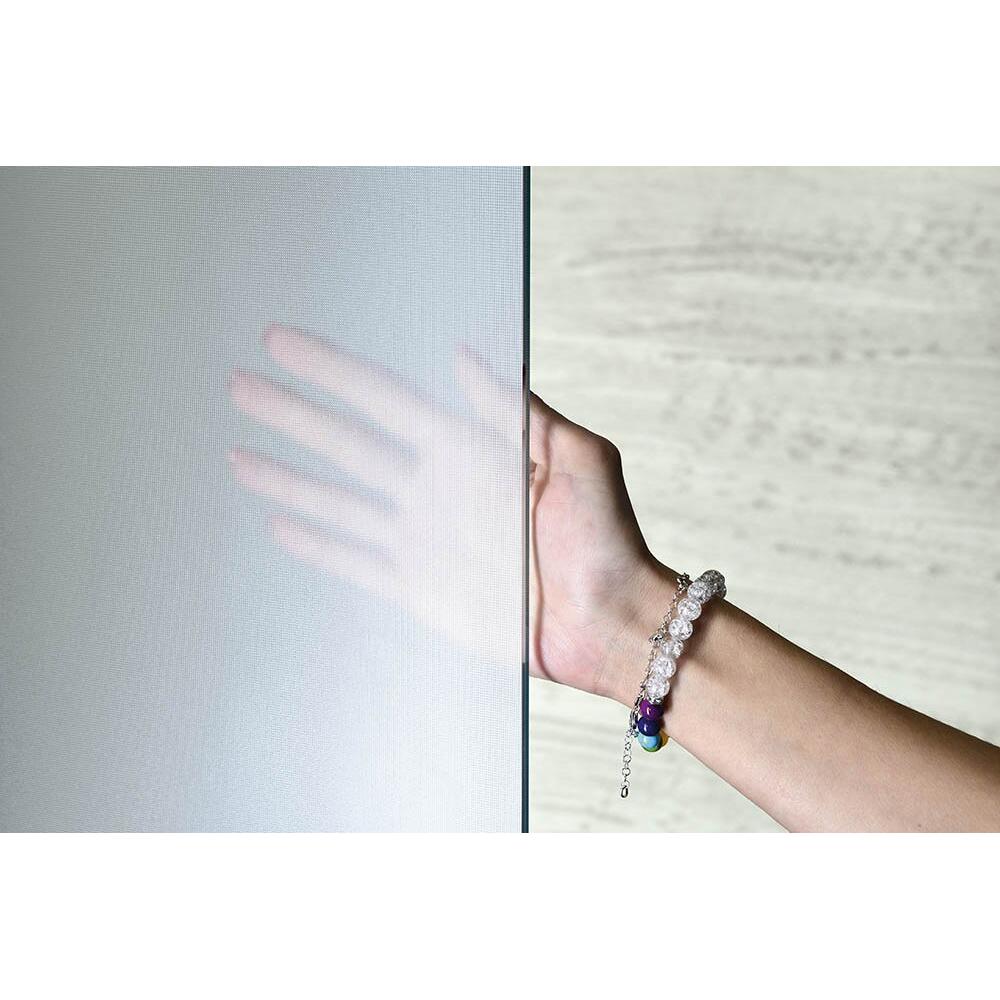 WALK-IN Glaswand (Dekorglas) mit Stütze, 1-teilig, 1100 mm