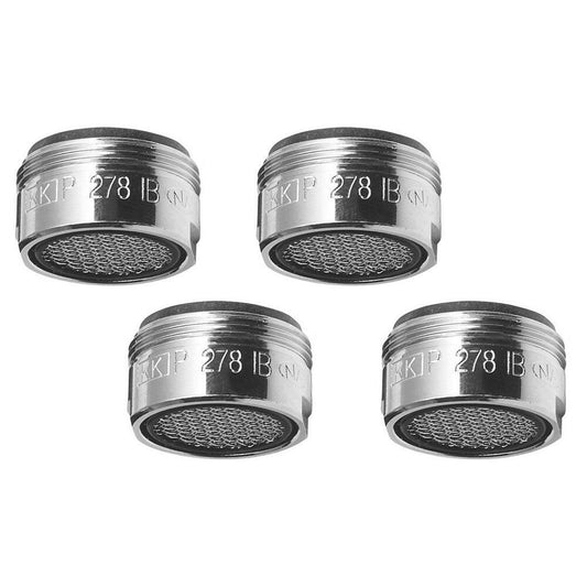 SET 4x Perlator Außengewinde M20x1, Chrom