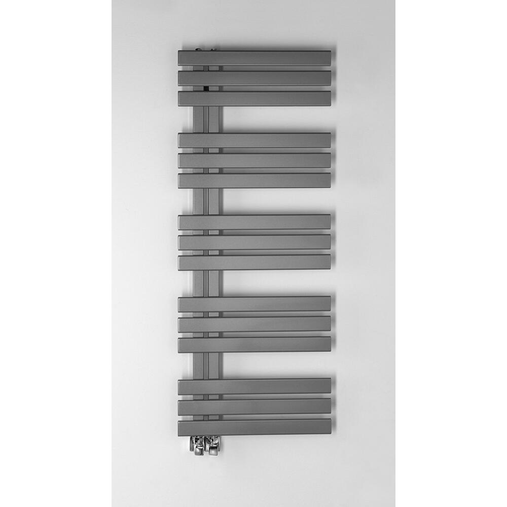 SILVANA Badheizkörper 500x1236 mm, Silber metall