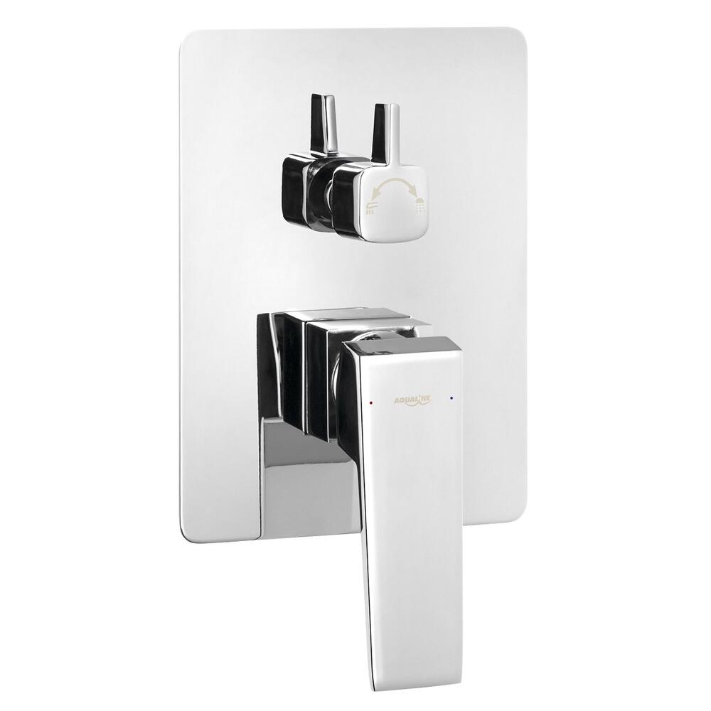 RITMO Unterputz-Duscharmatur, Einbau-Box, 2 Wege, Chrom