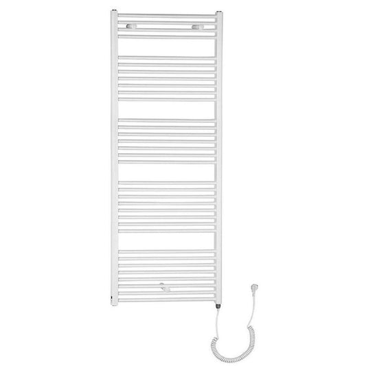 DIRECT-E Elektrischer Badheizkörper, gerade, 600x1680 mm, 800 W, Weiß