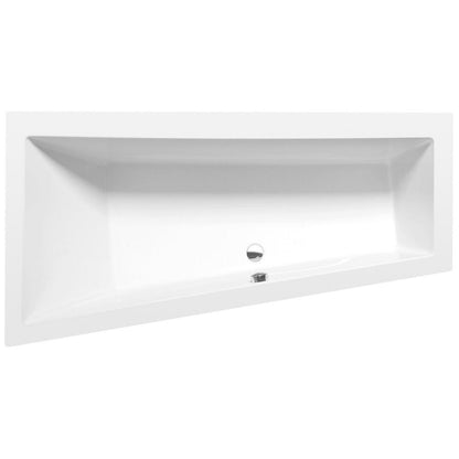 Raumspar Badewanne ANDRA 170x90x45cm, links, weiß