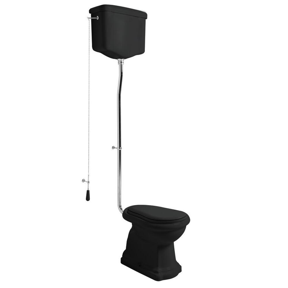 RETRO Spülkasten hoch, schwarz matt