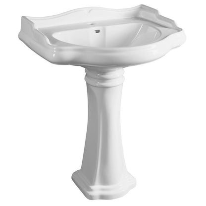 RETRO Keramik-Waschtisch 73x54cm, weiß
