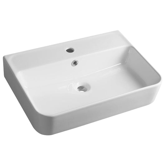 GALI Keramik-Waschbecken 60x42cm, weiss