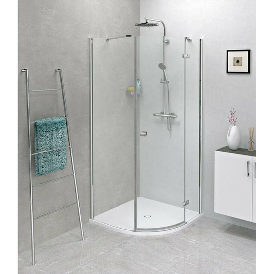 FORTIS LINE Duschabtrennung Viertelkreis 900x900x2000mm, rechts