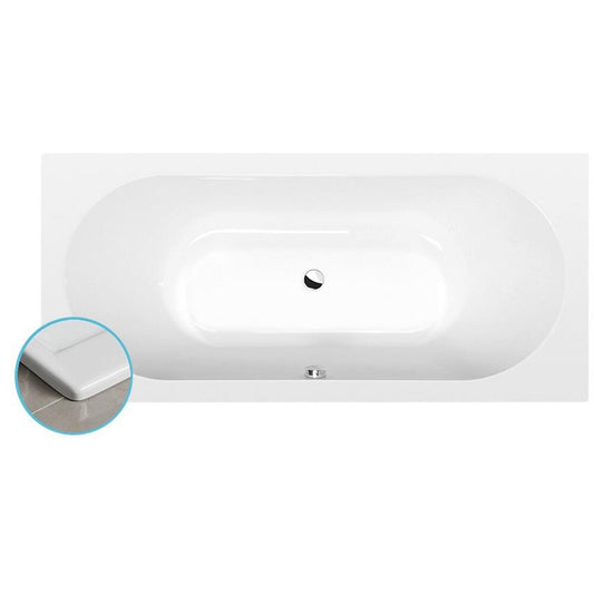 VIVA B SLIM Rechteckwanne 185x80x47cm, weiss