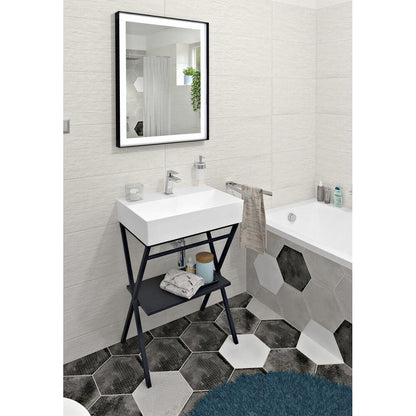 SISTEMA Keramik-Waschtisch 60x42 cm, weiss