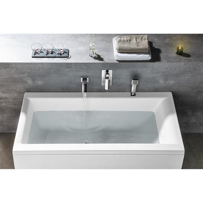 CLEO Rechteckwanne mit Füßen 150x75x48cm, weiß