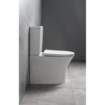 LEON  Kombi-WC, spülrandlos, Abgang senkrecht/waagerecht, weiß