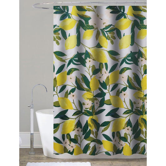 LEMON Duschvorhang 180x200cm, Polyester