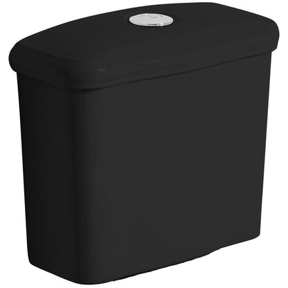 RETRO Spülkasten zum Kombi-WC, schwarz matt