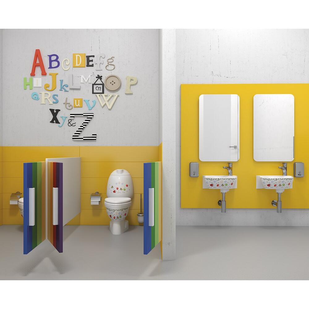 KID Keramik Kind-Handwaschbecken, 39x29cm, mit Farbdruck