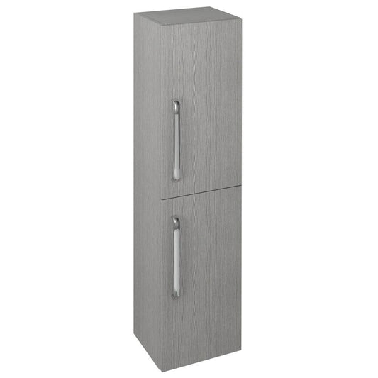 THEIA Hochschrank 35x138x29,3cm, links/rechts, Silbereiche
