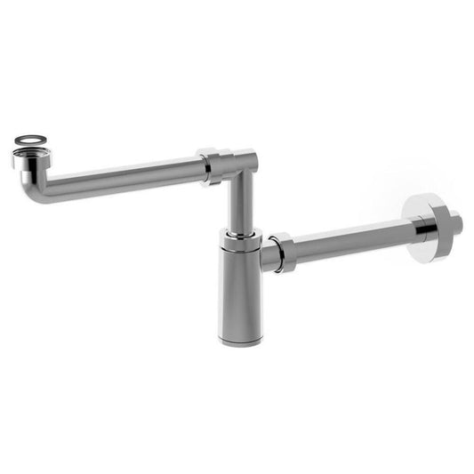KING Waschtisch-Siphon, Plastzsparend, 5/4"-32, ABS/Chrom