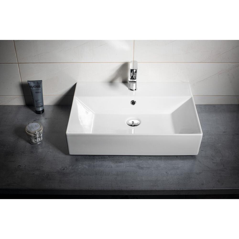 SISTEMA Keramik-Waschtisch 60x42 cm, weiss