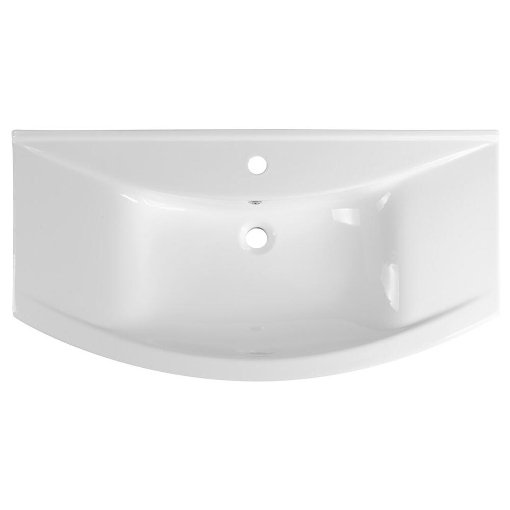 ZERO 97 Keramik-Waschtisch 97x51cm, weiss