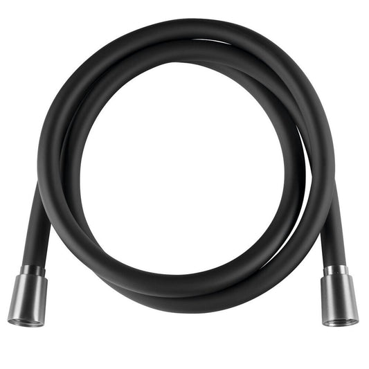 NOPEL Plastik-Duschschlauch, 150cm, Schwarz matt