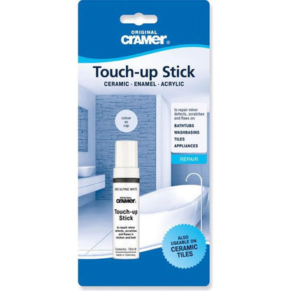 TOUCH-UP STICK Lackstift mit Pinsel, 12ml, weiß
