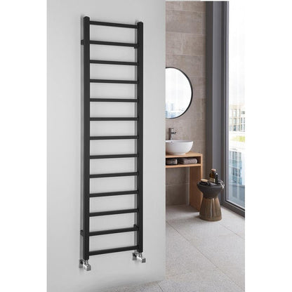 METRO LIGHT Badheizkörper 400x1500 mm, 300W,Schwarz matt