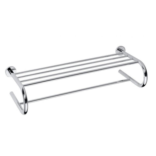 X-ROUND E Handtuchregal U-Form, 600mm, Chrom