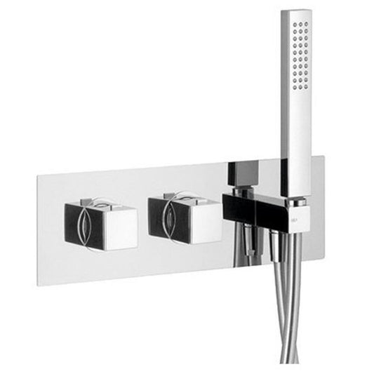 DIMY Thermostat-Duscharmatur, Set, 2 Wege, Chrom