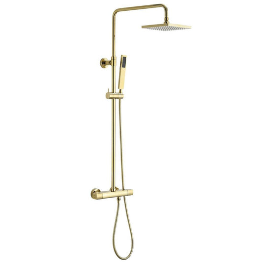 DAKAR Duschsäule mit Thermostat-Armatur, Gold