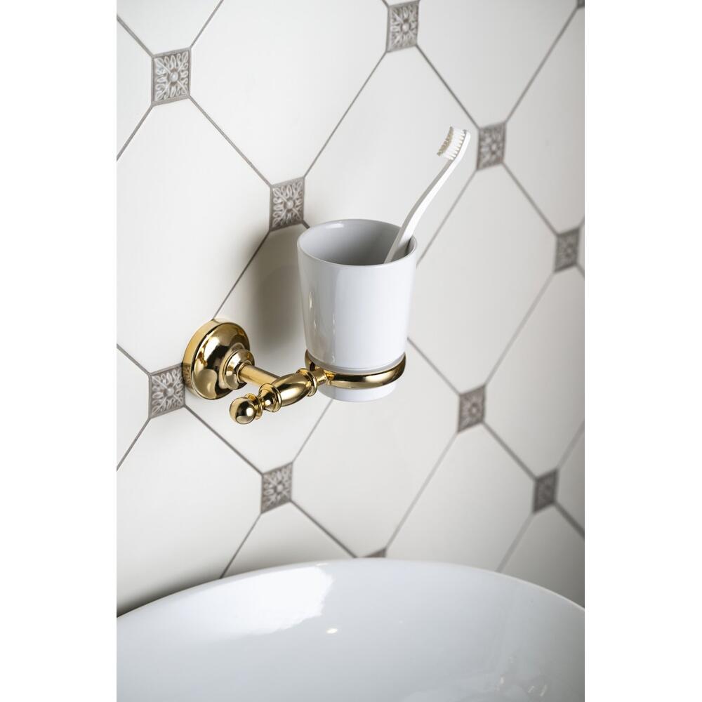 PERLA Hänge Keramik-Glas, Gold