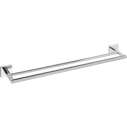 X-SQUARE 2-Fach Handtuchhalter 650mm, Chrom