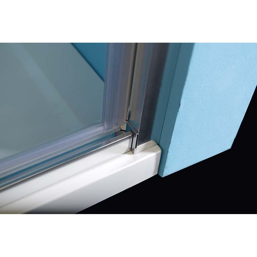 EASY LINE Nischentür(Drehduschtür) 880-1020mm,Klarglass