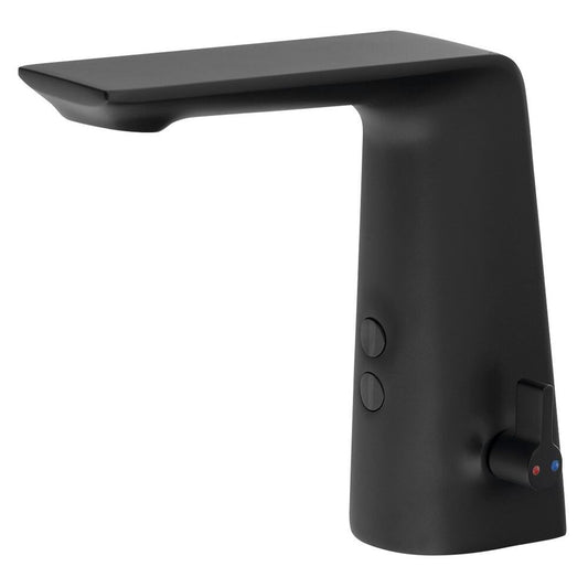 Sensor-Standarmatur mit Temperaturregelung 6V DC (4xAA), Schwarz matt