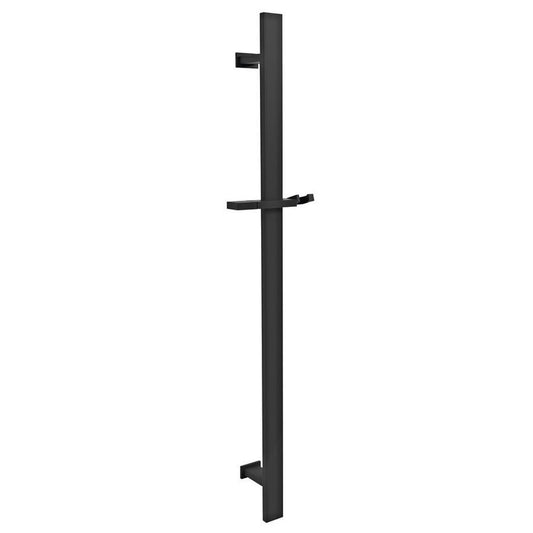 Brauseschieber, eckig, 700mm, schwarz matt