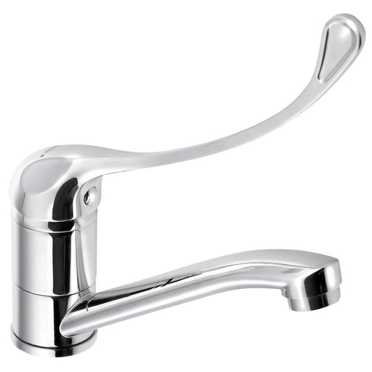 AQUALINE 35 Waschtischarmatur mit schwenkbarem Einlauf,langer Hebel, Chrom