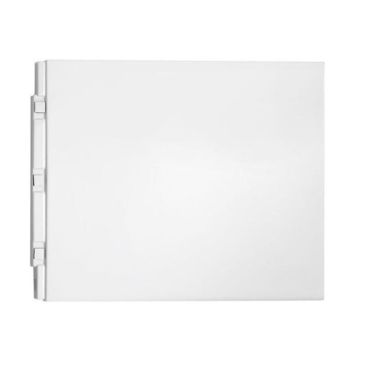 PLAIN 80 Seitenschürze 80x59 cm, weiß