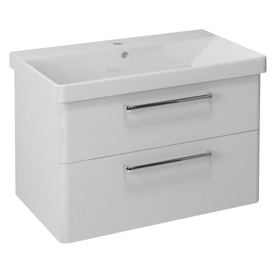 THEIA Unterschrank 75,6x50x44,2cm, 2xSchublade, weiß