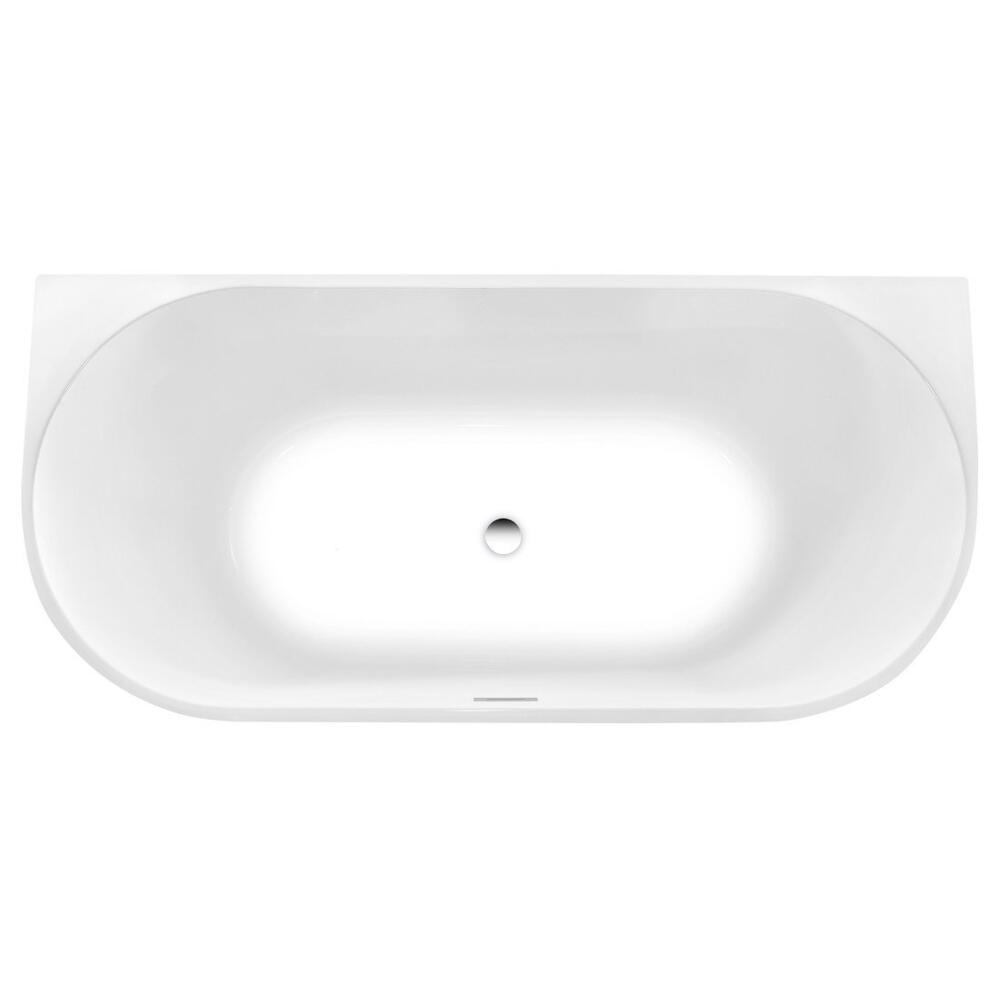 TAJO wandstehende Badewanne 180x80cm, weiß