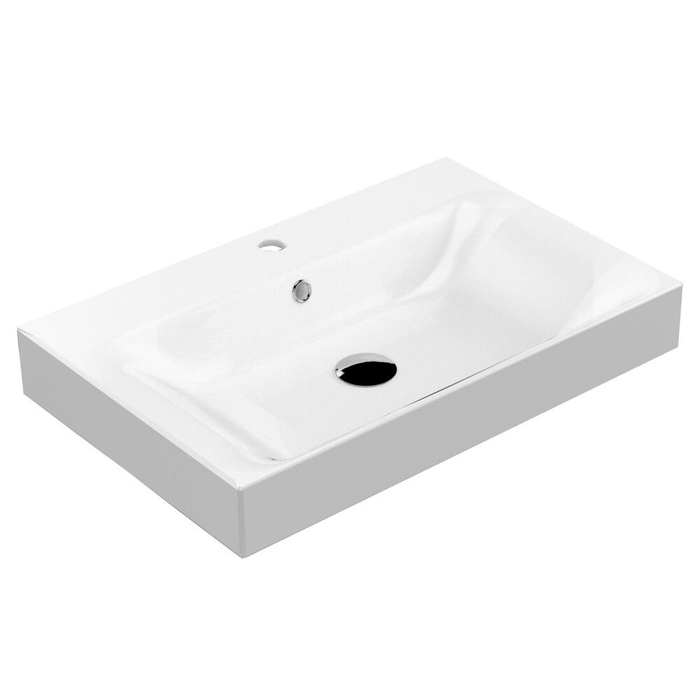 CENTO Keramik-Waschtisch 70x45cm, weiß