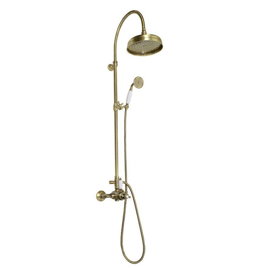 ANTEA Duschsäule mit Thermostat-Armatur, bronze