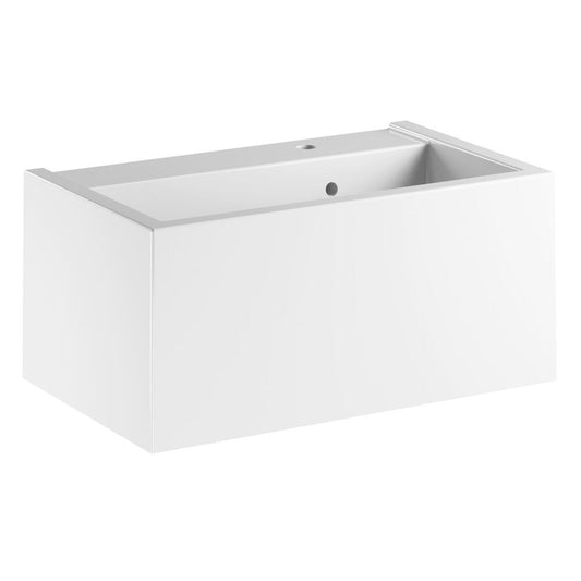 KANAAL Keramik-Waschtisch 80x46,5cm, weiß
