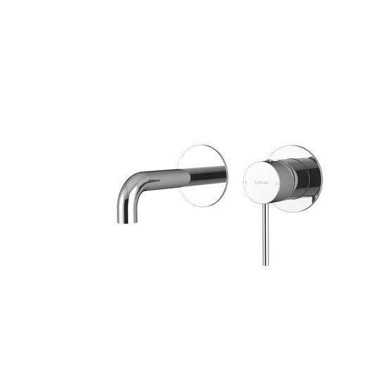 ULTRASAN 2-Element Waschbeckenarmatur, Auslauf 15cm, Chrom
