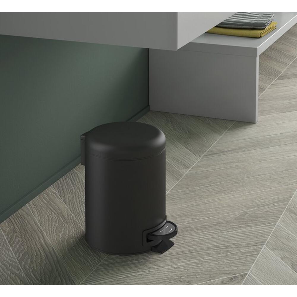POTTY Kosmetikeimer 5l, Soft Close, schwarz matt
