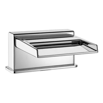 Wanneneinlauf offen, Breite 145mm, Kaskade, Chrom