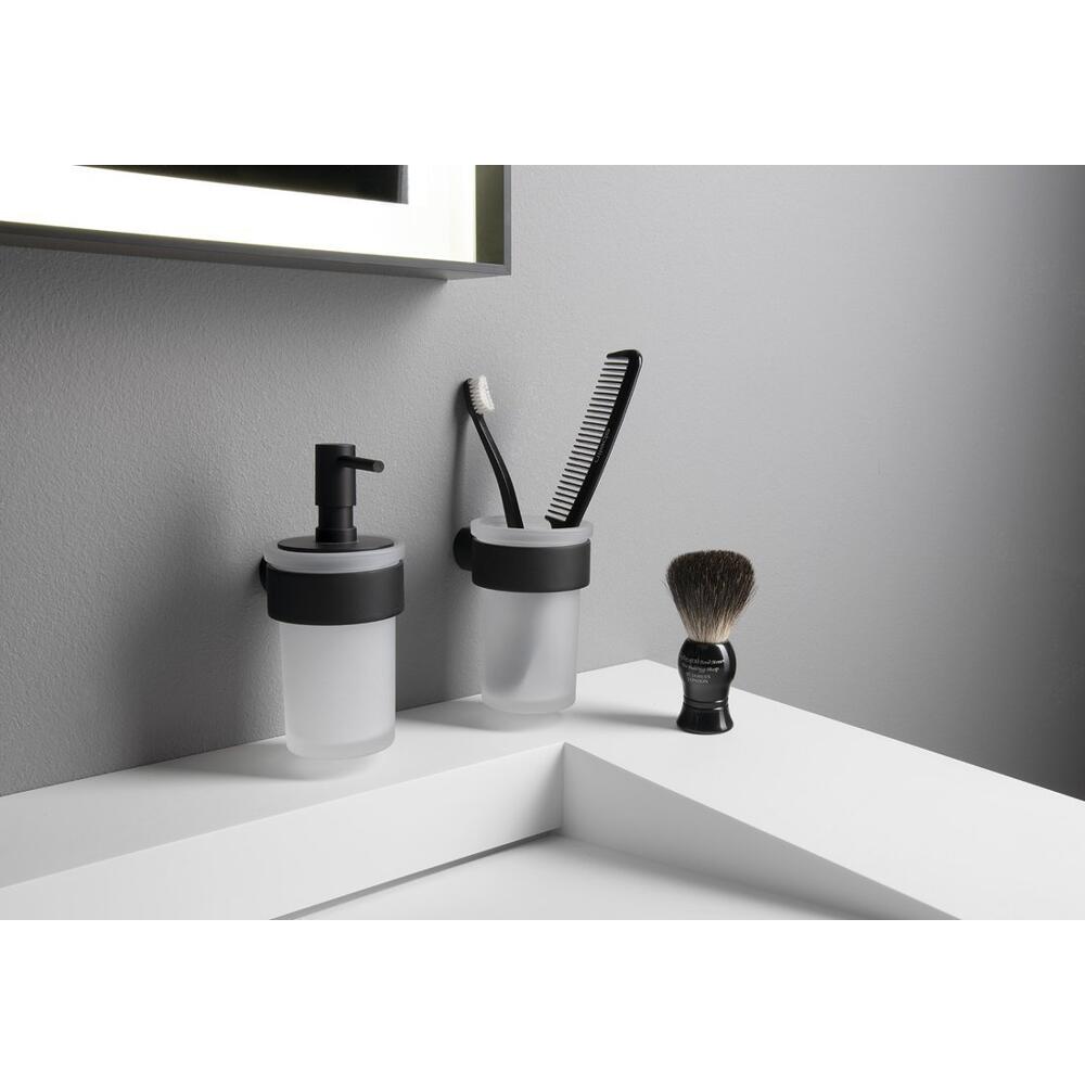 PIRENEI Glas, Milchglas, Schwarz matt