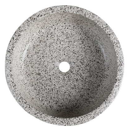 PRIORI Keramik-Waschbecken zum Aufsetzen, Durch. 41cm, Granit