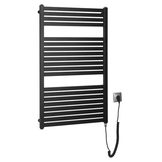 TONDI-E Elektrischer Badheizkörper, gerade, 600x970 mm, 400 W, Schwarz mat