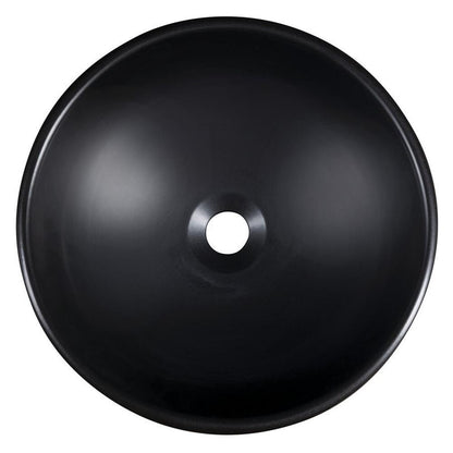 PRIORI Keramik-Waschtisch Ø 41cm, schwarz/blau